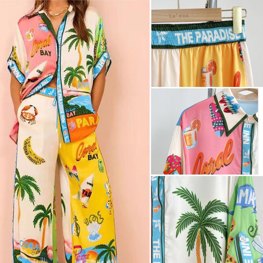 Tropical Palazzo Set